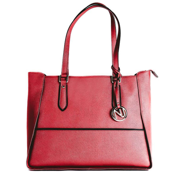 Gabby Tote in Marsala Saffiano Leather