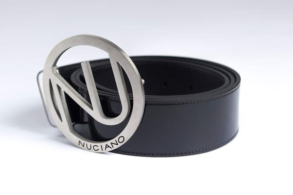 Men's Reversible Leather Belt - Black/Grey