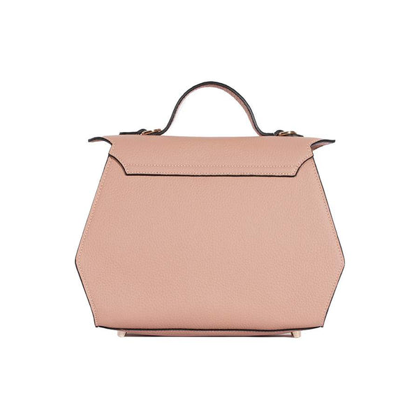 Aurene Handbag in Blush Pebble Grain Leather