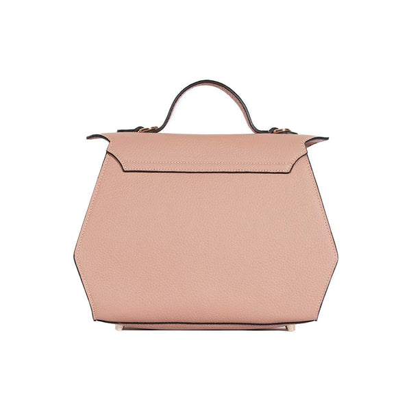 Aurene Handbag in Blush Pebble Grain Leather