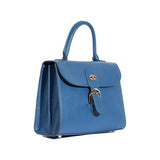 Nylah Handbag in Blue Saffiano Leather