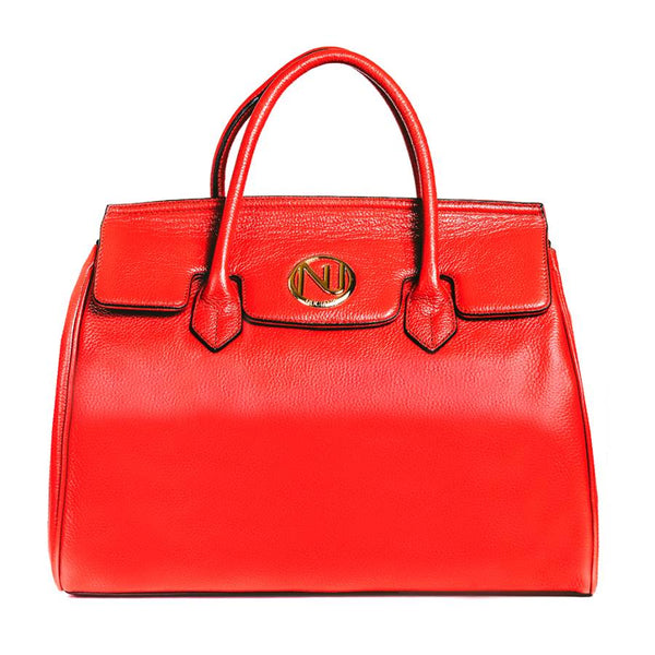 Ophelia Handbag in Pebble Leather - Nuciano Handbags