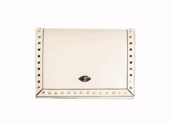 Rafaela Handbag in Cream Nappa Leather