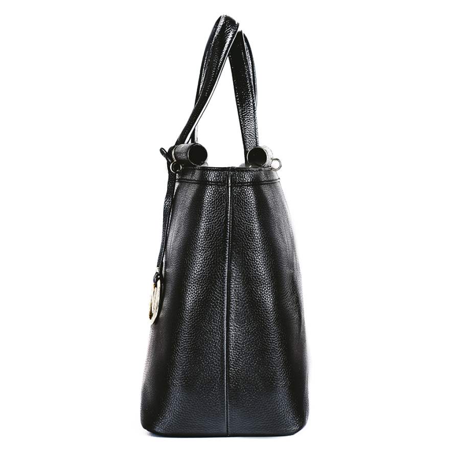 Tote bag - Pebble Leather - Black