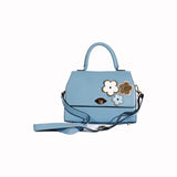 Tatum Handbag in Pebble Grain and Nappa Leather - Nuciano Handbags
