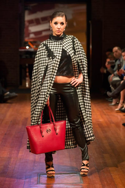 Gabby Tote in Beige Saffiano Leather – Nuciano Handbags