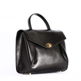 Lourence Handbag in Black Nappa Leather