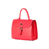 Nylah Handbag in Red Saffiano Leather