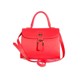 Nylah Handbag in Red Saffiano Leather